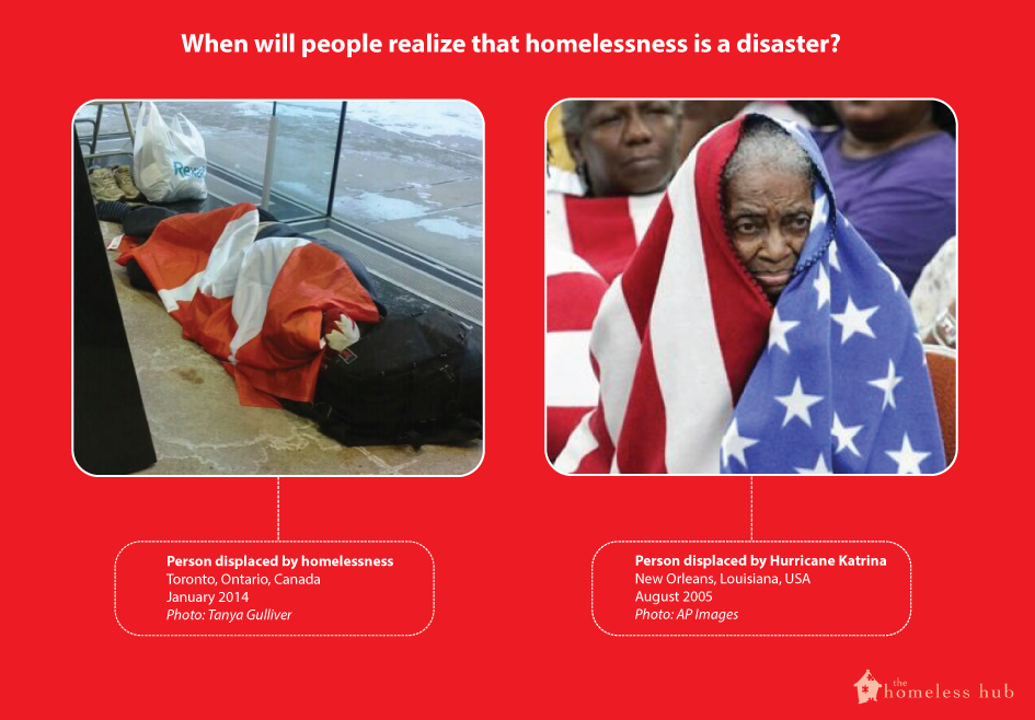 When will people realize that homelessness is a disaster.