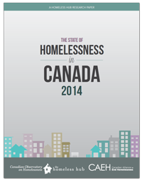 The State of Homelessness in Canada 2014 report cover