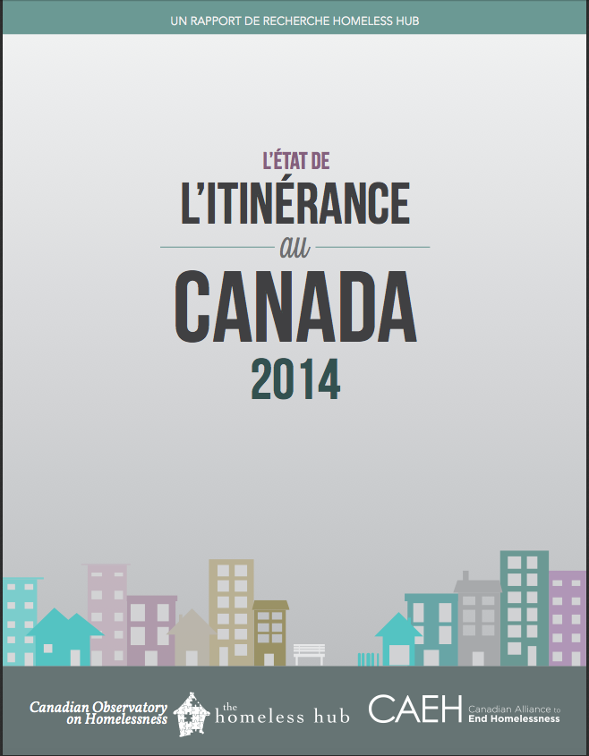 La couverture du rapport L'État de l'itinérance au Canada : 2014