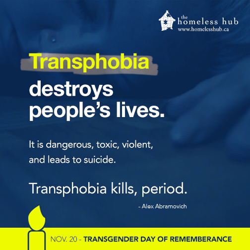 Transphobia destroys people's lives. It is dangerous, toxic, violent, and leads to suicide. Transphobia kills, period.
