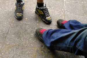Image of two youth on the street