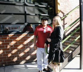 Clinical Supervisor Kimberly Hendrix and Program Supervisor Larry Archuleta posing for a photo