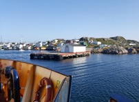 Arriving by boat in Ramea, NL 