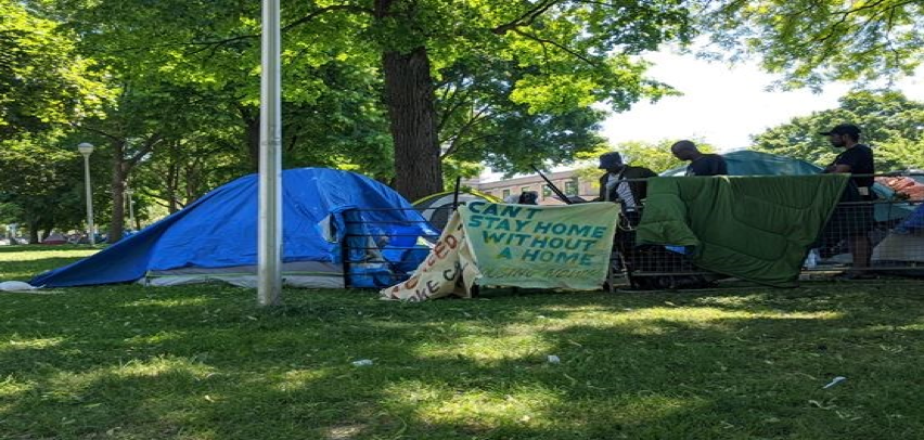 Homeless encampment 